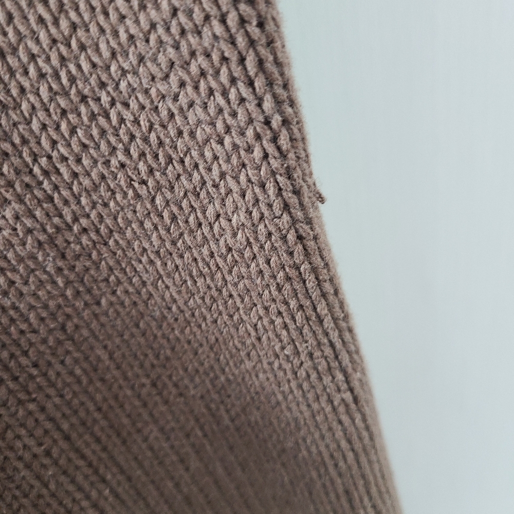J. Crew Roll Neck OarsmanBrown Taupe Heavyweight Cotton Sweater - Picture 9 of 10